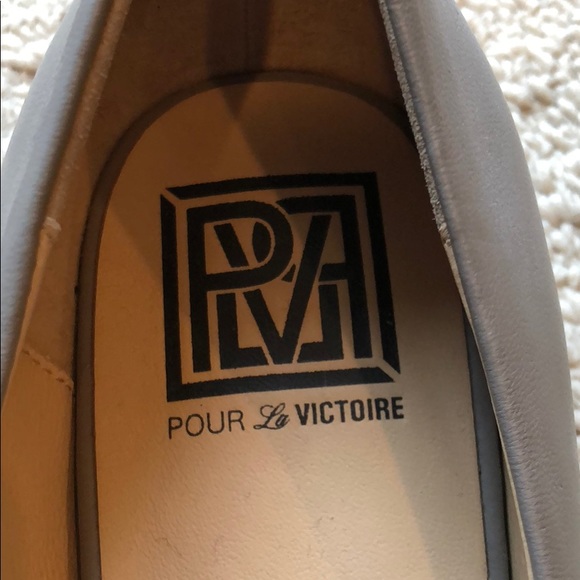 Gray and glitter Pour La Victoire flats - Picture 6 of 6